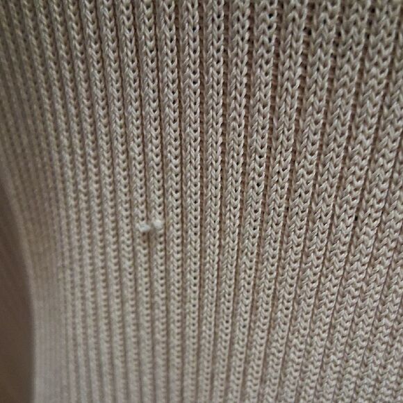 Authentic CHANEL Cream Open Front Cardigan Size 38 - Picture 2 of 10